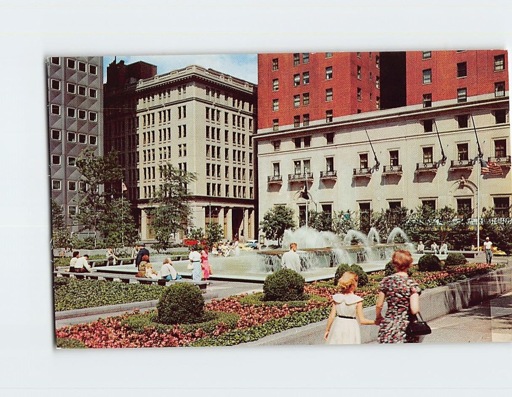 Postcard Mellon Square Pittsburgh Pennsylvania USA