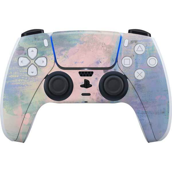 Abstract Art PS5 Controller Skin - Rose Quartz & Serenity Abstract-image