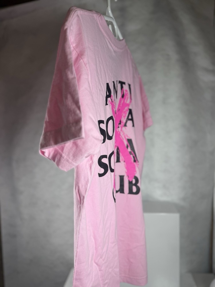 Anti Social Social Club Cancelled T-Shirt Pink Brand New