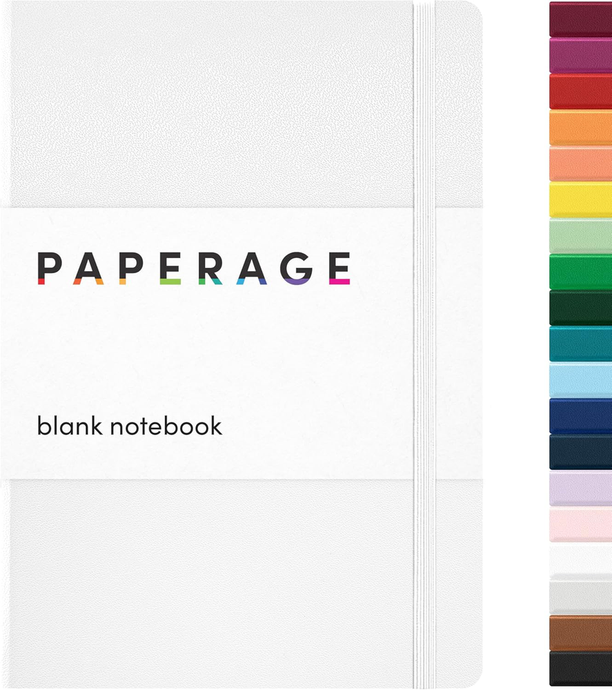 Blank Journal Notebook 5.7x8 inches 160 Pages Medium 100 GSM Hardcover