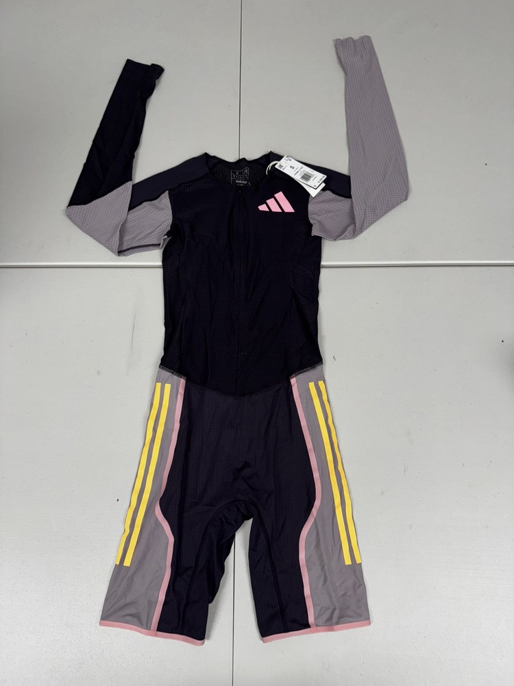 Men's Adidas Pro Elite Team Promo LS Speedsuit 2024 Purple IN1130 Pick Size