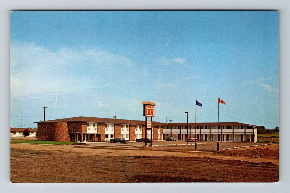 Canada- Ponoka Alberta Stampeder Inn Advertising Old Postal PC Vintage Postcard