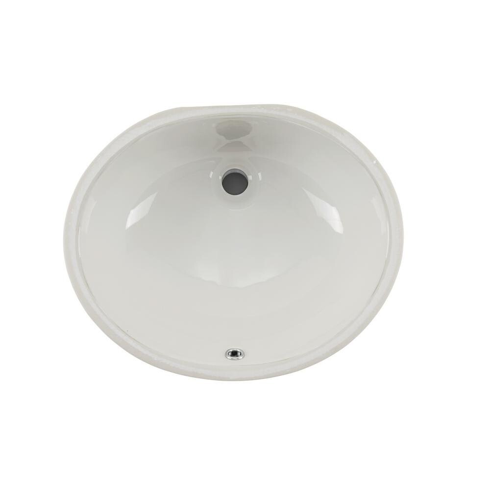 Wells Sinkware 19-Inch Bisque Vitreous Ceramic Undermount Sink