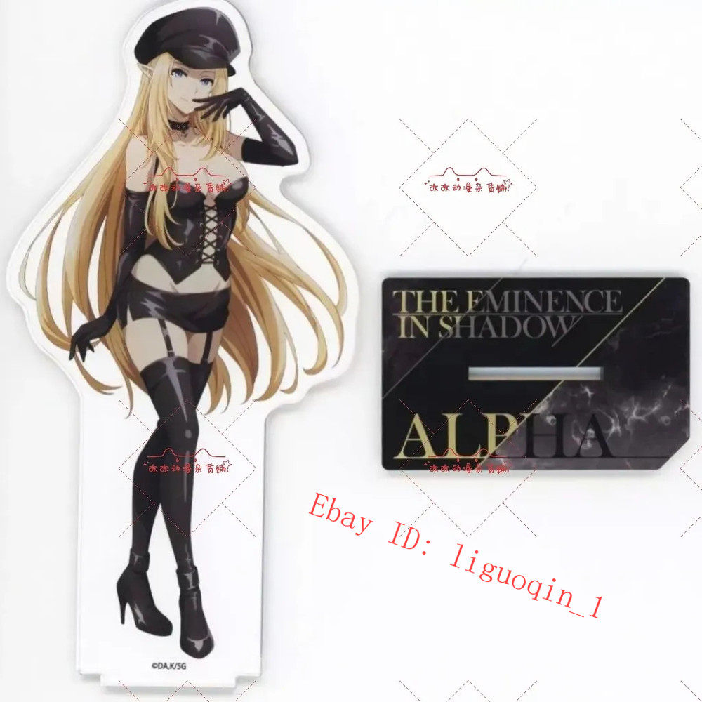 Anime The Eminence In Shadow Alpha Acrylic Figure Stand Model Replica