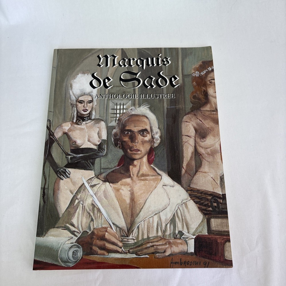 Marquis de Sade Anthologie Illustree Paperback-Excellent Condition-Very Nice!