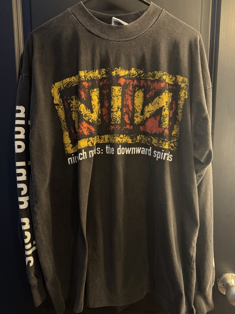 Nine Inch Nails NIN Long Sleeve Shirt XL