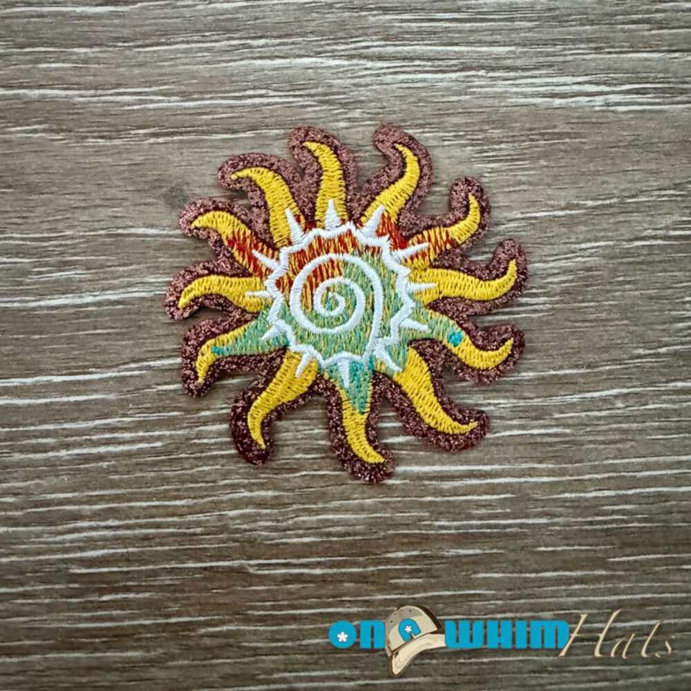 Glitter Sunshine Iron-On Patch