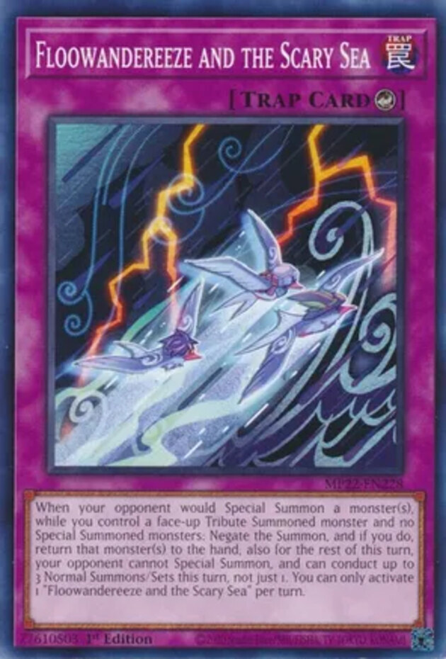 Yugioh! Floowandereeze and the Scary Sea - MP22-EN228 - Common - 1st Edition Nea