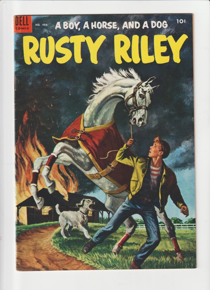 Rusty Riley, a Boy, a Horse, and a Dog #485 DELL FOUR COLOR WESTERN COMIC 1952