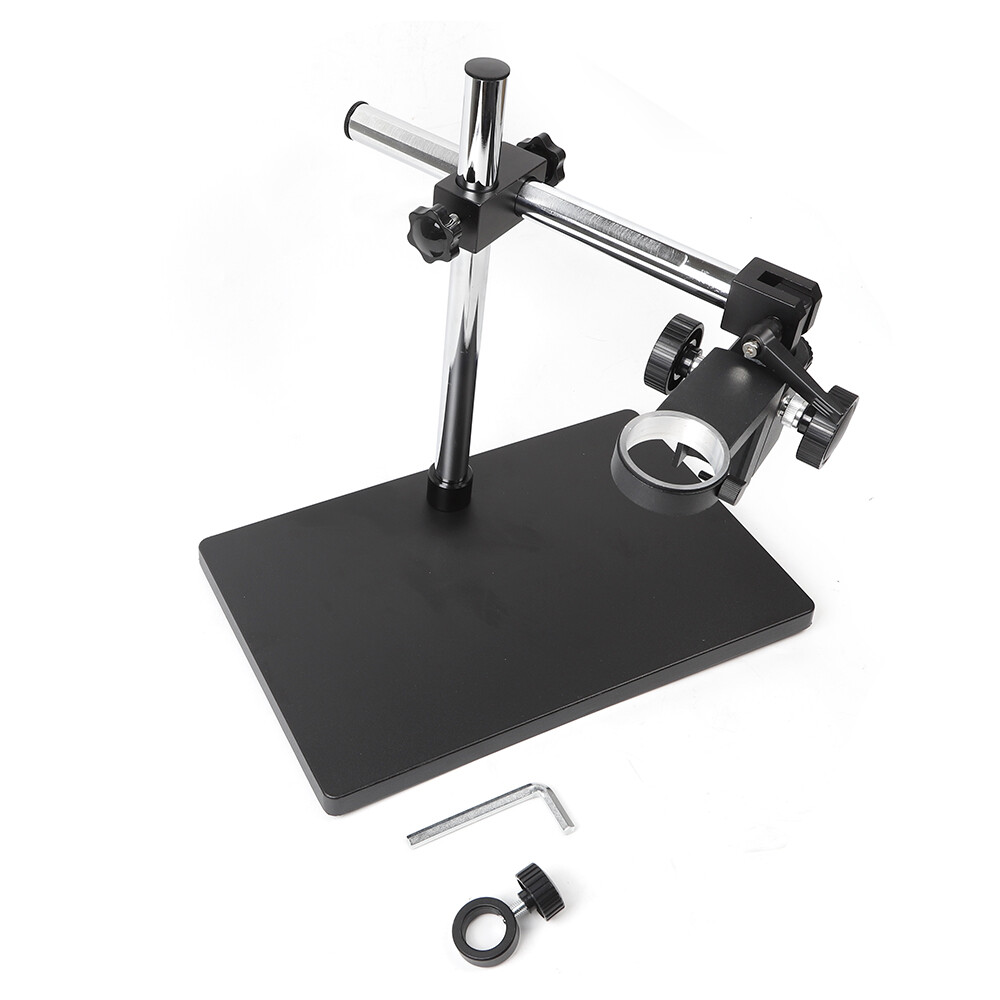 Microscope Camera Adjustable Boom Large Stereo Arm Table Stand Holder 10mm-265mm