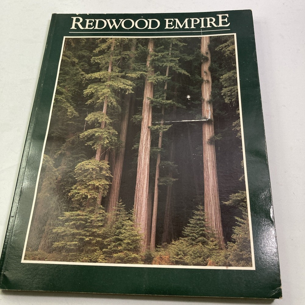 1985 Vintage Redwood Empire Book by Adam Randolph Collings in Worn Condition
