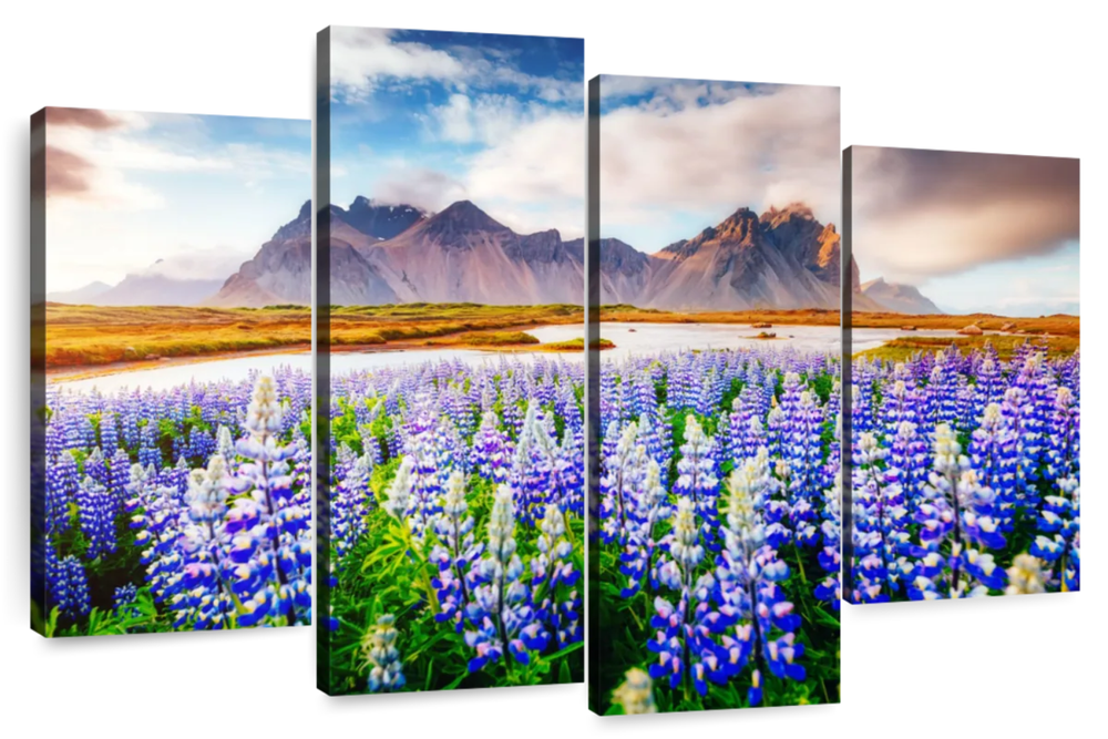 Majestic Lupines Wall Art