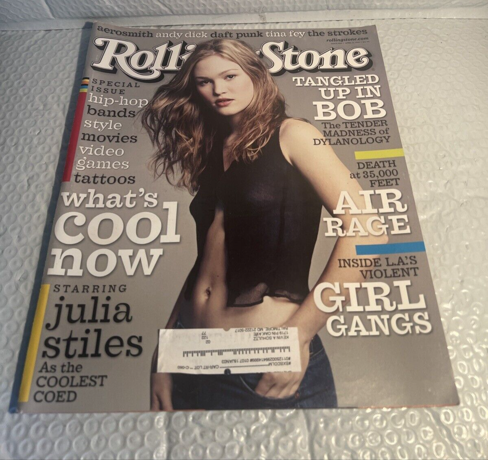 Rolling Stone Magazine Issue 866 April 12 2001 Julia Stiles
