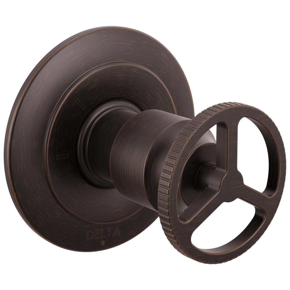 Delta Trinsic 3Setting Diverter Valve Trim Kit with Wheel Handle Oil Rubbed