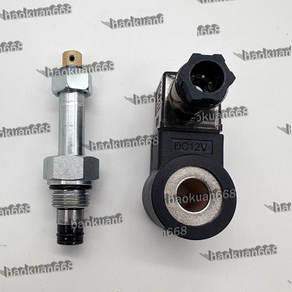 1PC   Lift Hydraulic Load Valve & Solenoid Core DC12V SV08-2NCP