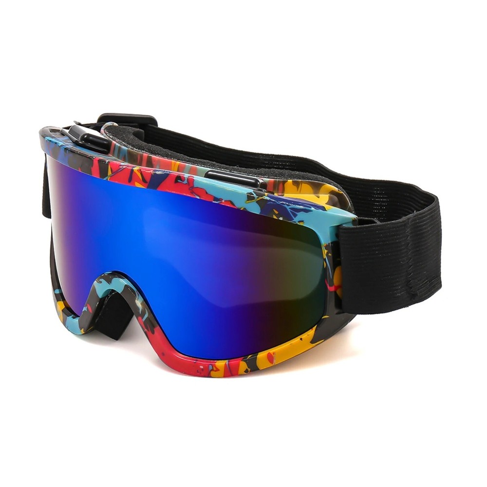 Winter Snow Sport Goggles Snowboard Ski Snowmobile Colorful Lens Large Frame