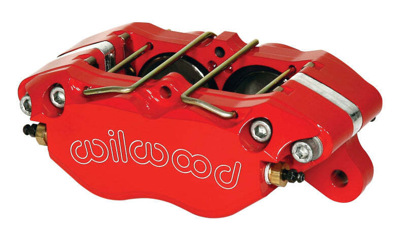 Wilwood Dynapro 5.25in Mount Red Caliper 1.75in Pistons 0.81in Disc