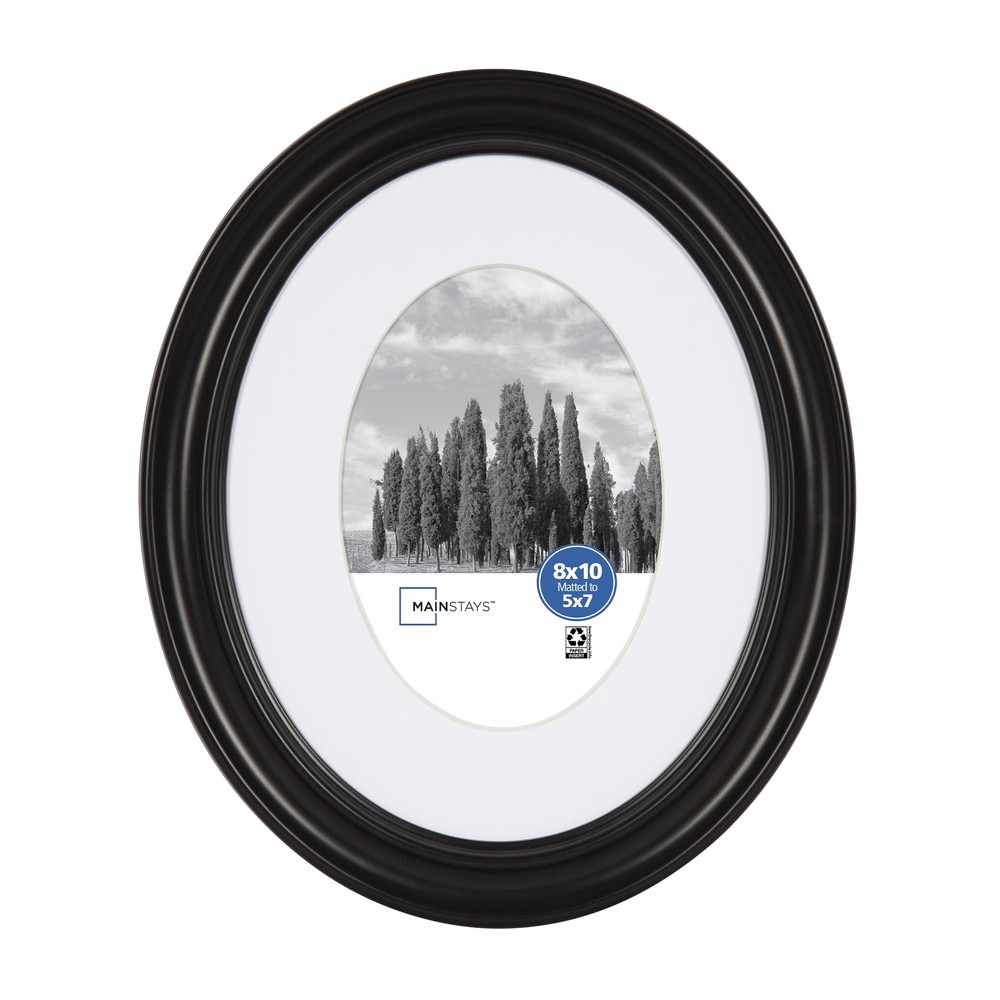 Mainstays Holmgren 8x10 Matted to 5x7 Black Decorative Tabletop Picture Frame