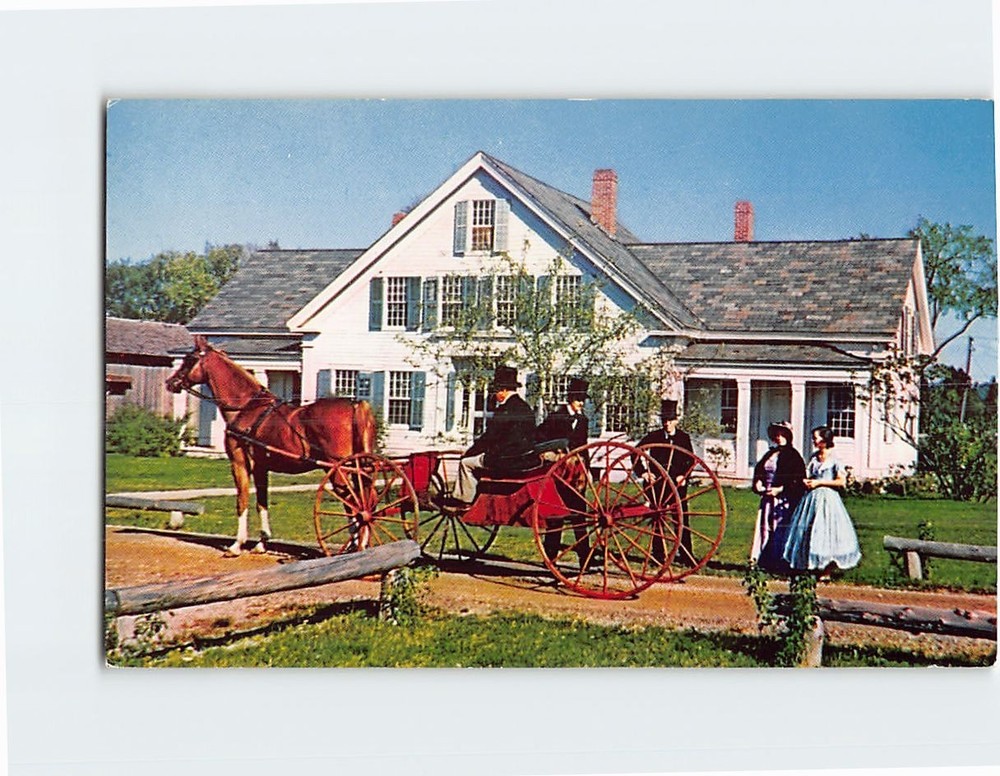 Postcard The Dorset Castle Shelburne Museum Shelburne Vermont USA