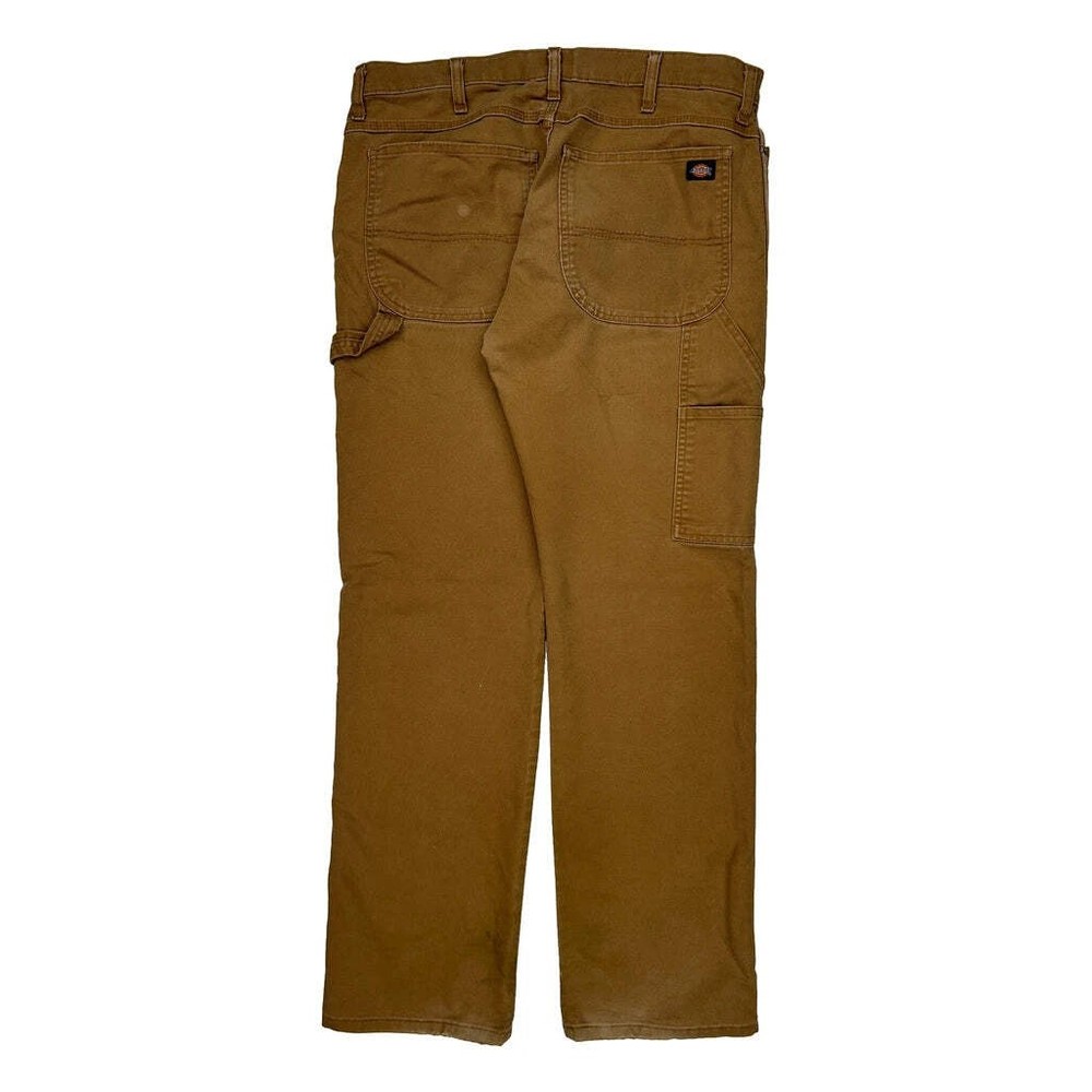 Dickies Carpenter Pants - 34W 32L Brown Cotton