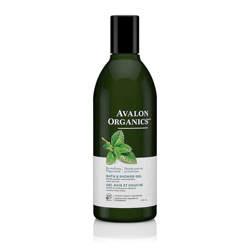 Avalon Organics Bath and Shower Gel Peppermint - 12 fl oz