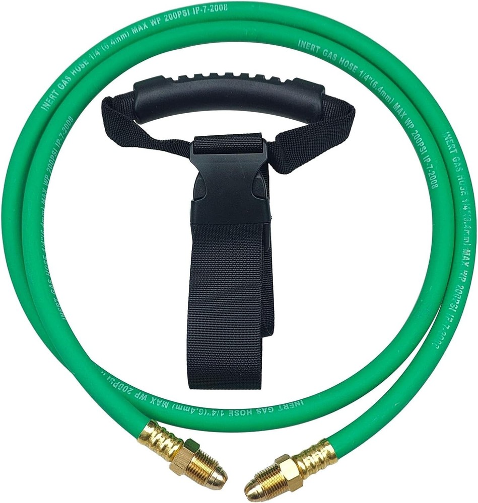5FT Inert Gas Welding Hose for MIG/TIG, Argon/CO2 Regulator & Flowmeter Fittings