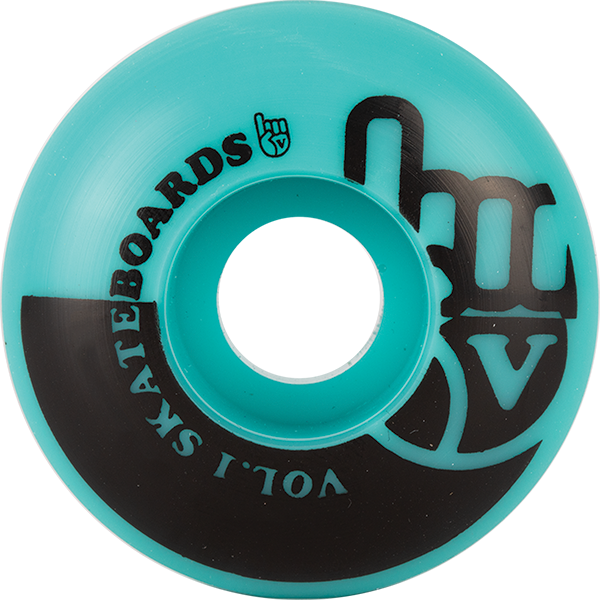 VOL.1 NO.1 53mm Teal/Black WHEELS SET