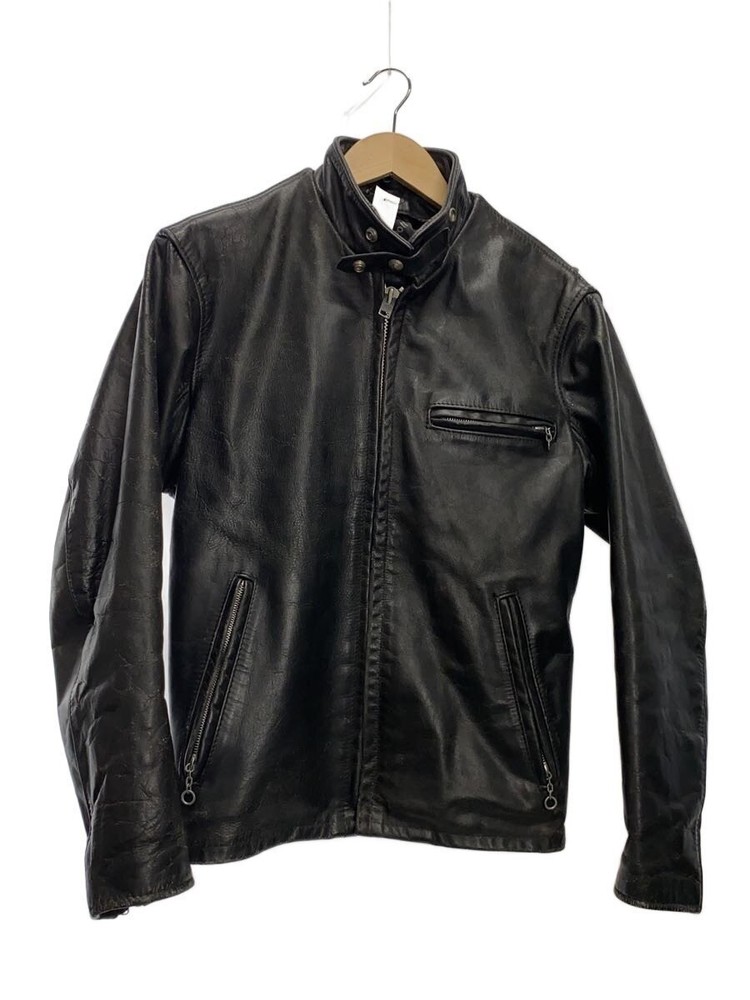 Schott Single Rider Jacket/36/Leather/Black 3479
