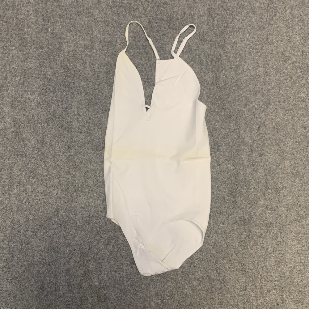 Intimately Free People Bodysuit White Nylon Slip Size XS/S