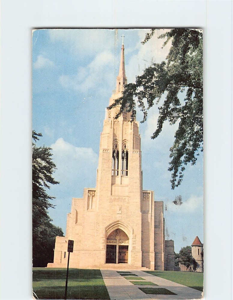 Postcard Asbury First Methodist Church Rochester New York USA