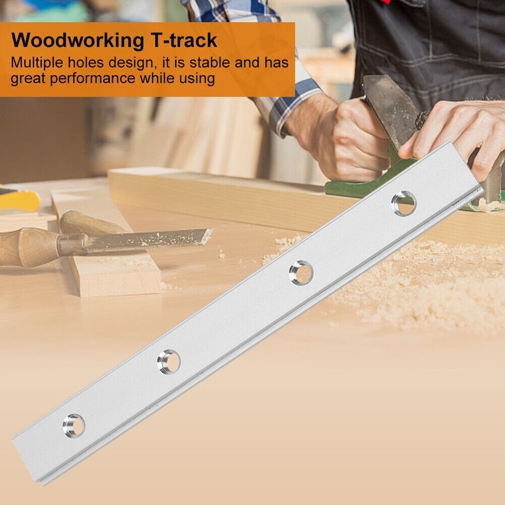 200mm Aluminum Alloy T Slot t track Miter Track Jig Fixture Woodworking Tool