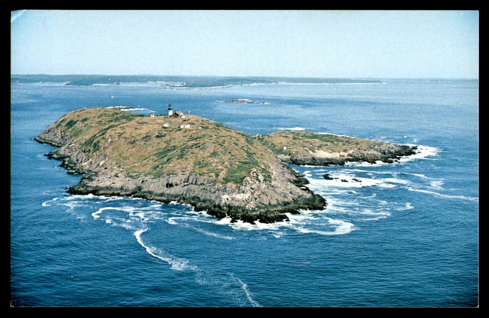 Postcard Seguin Island Lighthouse ME