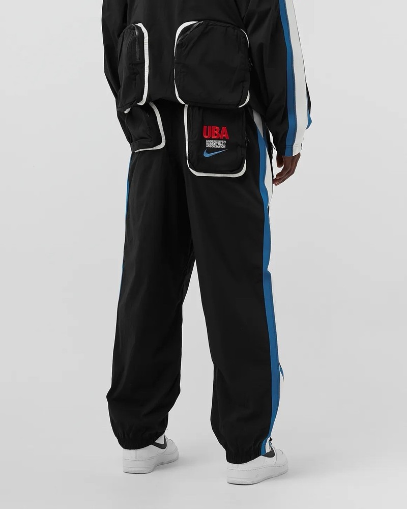 Nike X Undercover Basketball Association Track Pants Trouser Size L  - Black