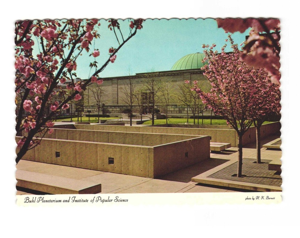 Buhl Planetarium and Institute of Popular Science Pittsburgh PA VTG postcard Unp