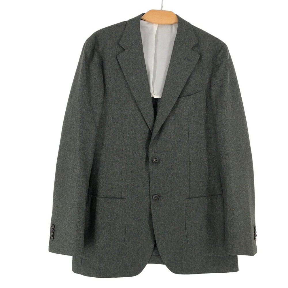 SUITSUPPLY Havana Patch Pure Wool Blazer Jacket Size EU:54; UK:44; US:44S