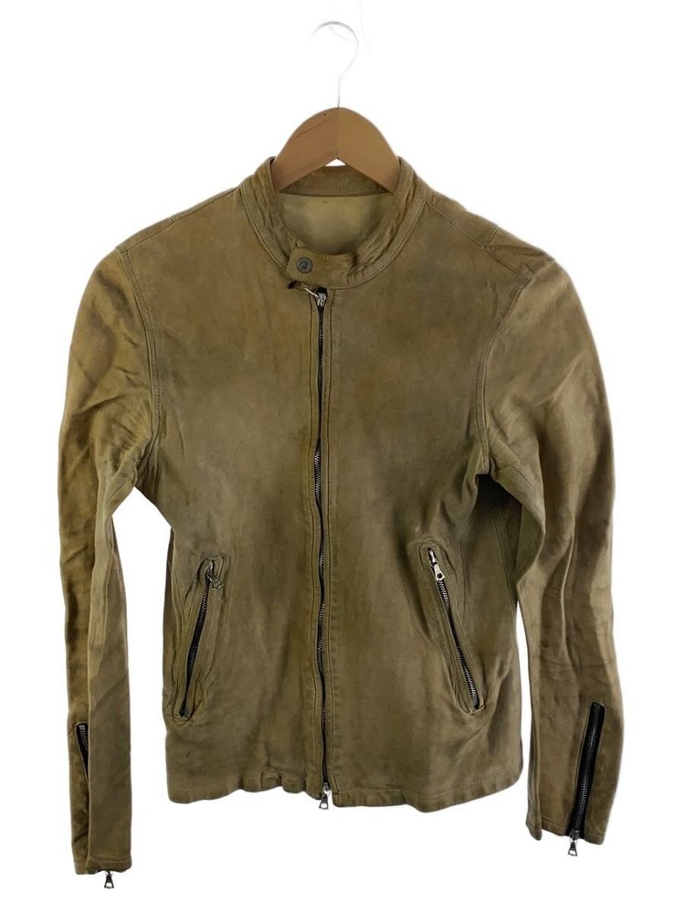 Isamu Katayama Backlash Single Rider Jacket/1/Leather/Beg/Bye Wash 3479