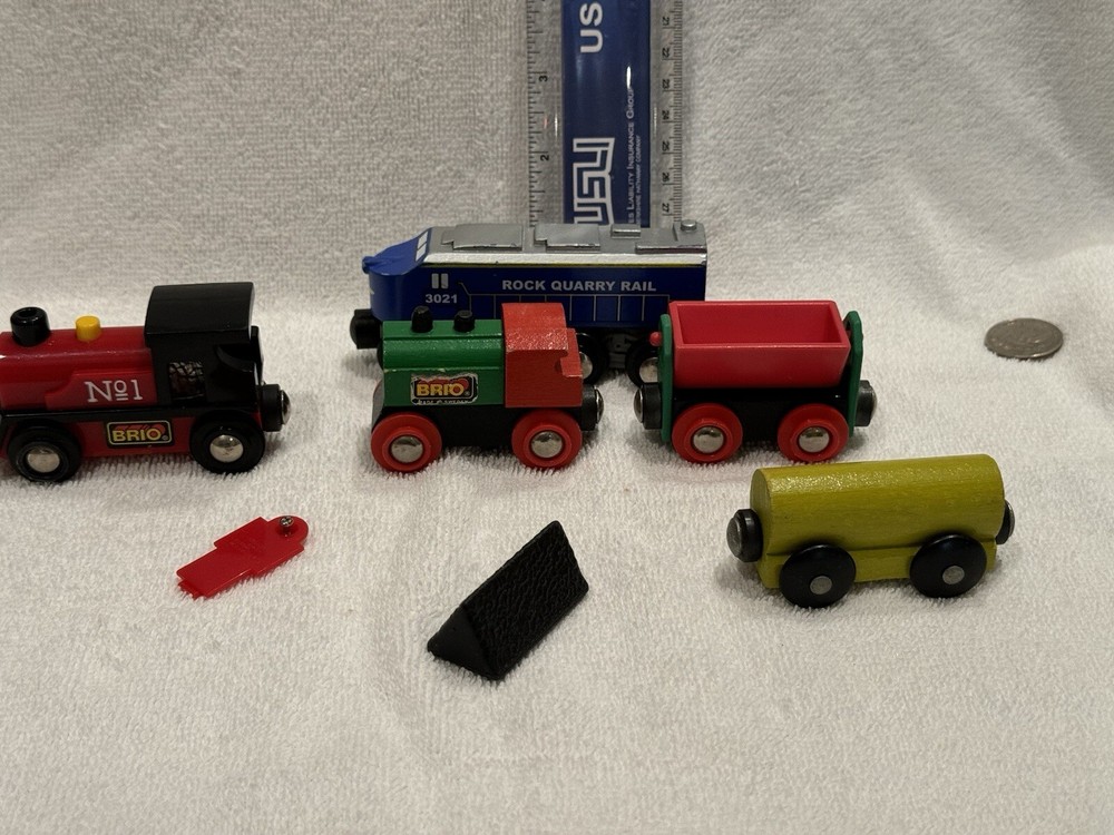 Brio-Compatible Wooden Train Parts & Engine Repair Replacement Kit