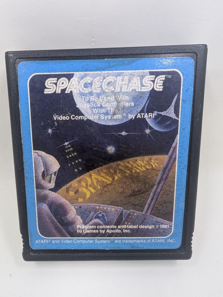 Space Chase Atari 2600 1981 Games by Apollo Authentic Cartridge Tested & Cleaned