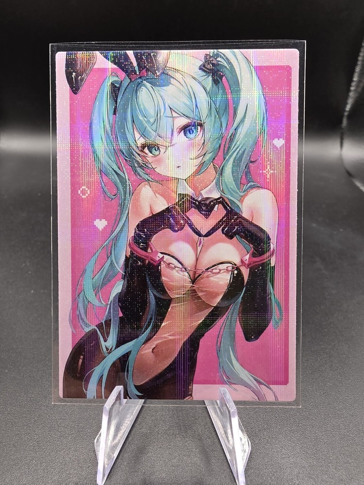 Hatsune Miku Holographic Anime Collectible Trading Card