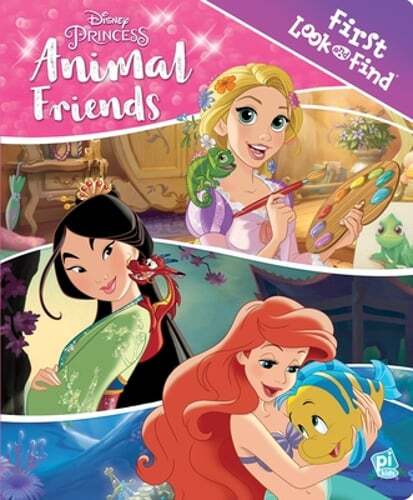 Disney Princess Animal Friends Look & Find Book by PI Kids - Preowned