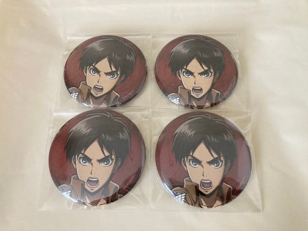 Attack on Titan Eren Character Badge Set