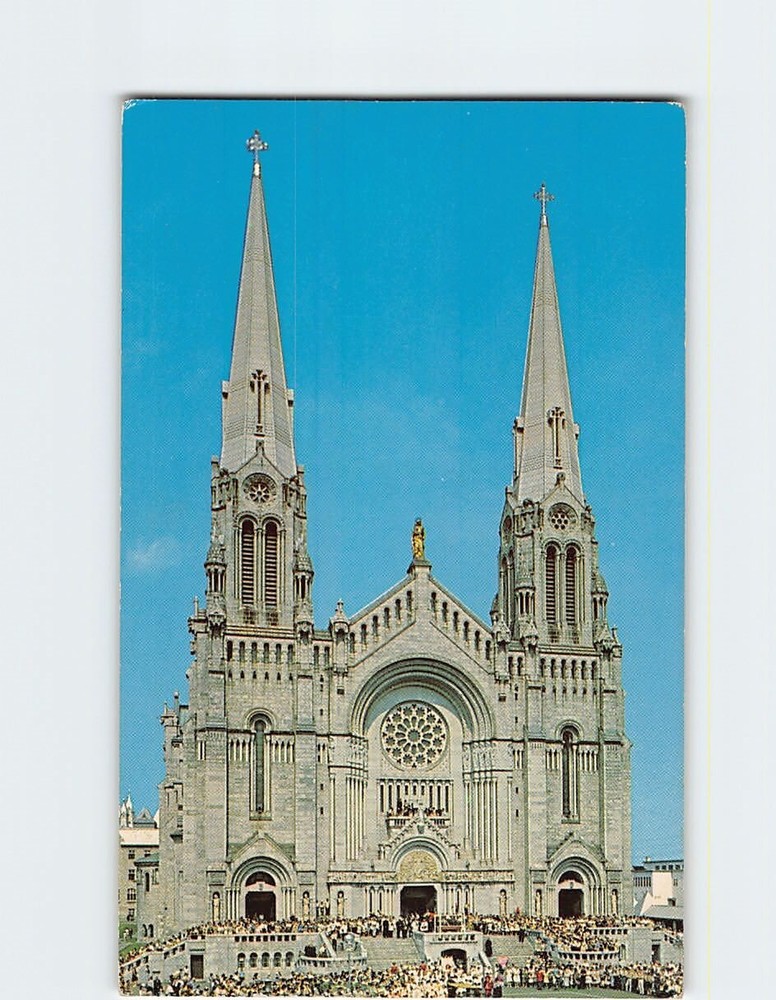 Postcard The Basilica Ste. Anne De Beaupre Quebec Canada