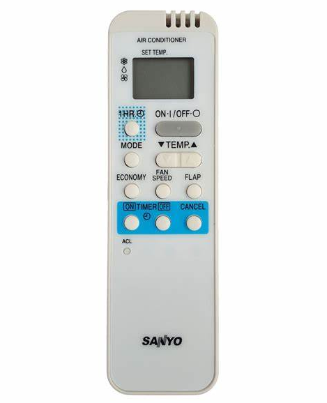 New RCS-7S2E-G Remote for Sanyo AC Models RCS-5S1E RCS-7HS4E-G Compatibility