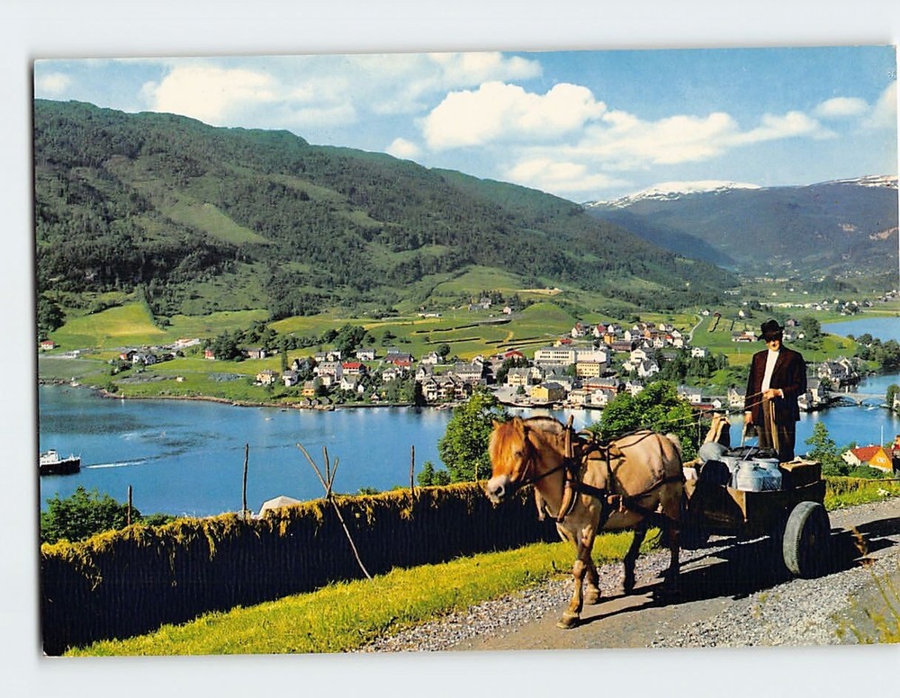 Postcard View Of  Norheimsund Hardanger Norway