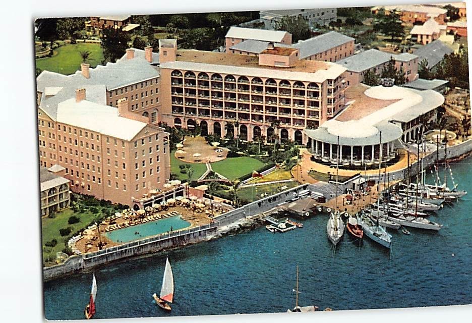 Postcard Hamilton Princess & Beach Club Bermuda British Overseas Territory