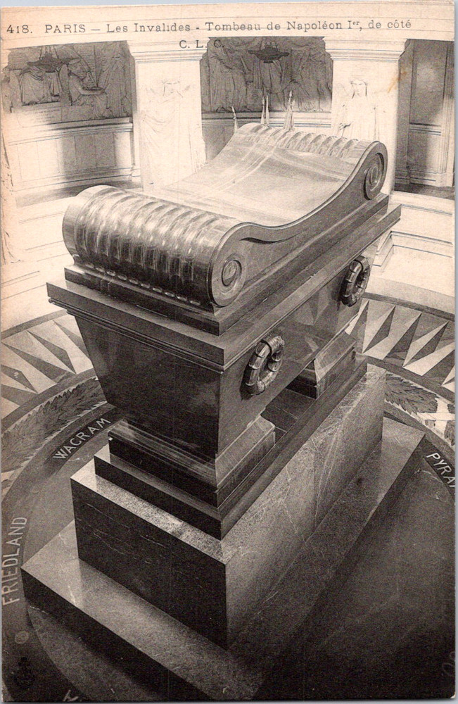 Vintage Postcard Paris France Napoleon Tomb Les Invalides Marble Monument