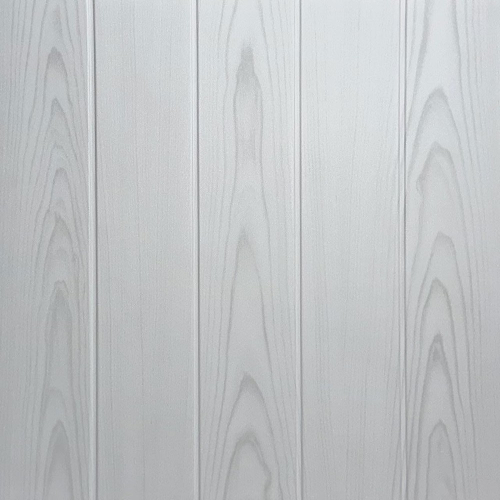 R104 Bead Board Pre-Painted Foam Glue-up Ceiling Tile (128 sq. ft./Case), Pac...