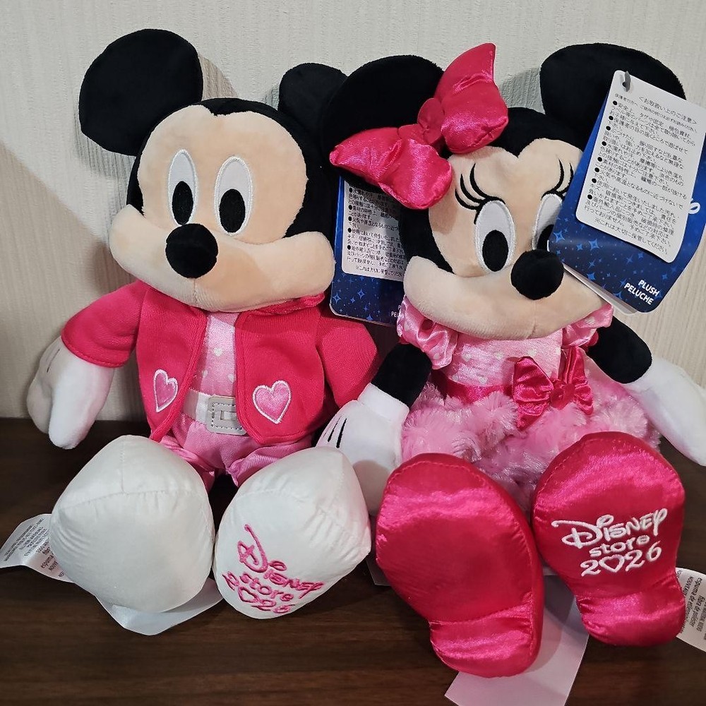 Disney Store 2026 MickeyandMinnie Plush Doll Set Limited Edition
