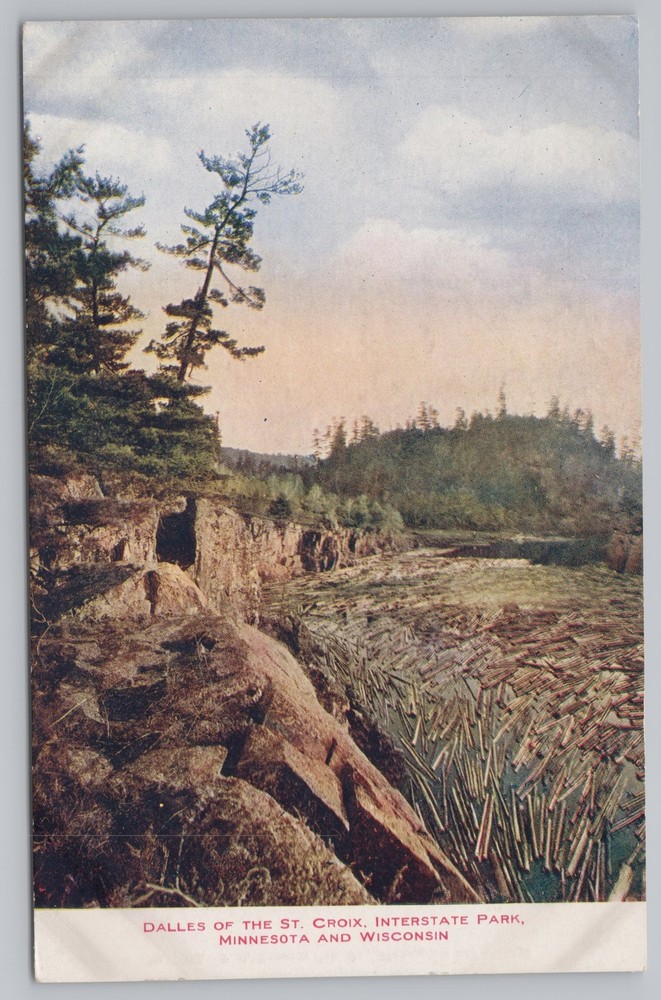State View~MN & WI~Dalles Of The St Croix~Interstate Park~VO Hammon~Vintage PC