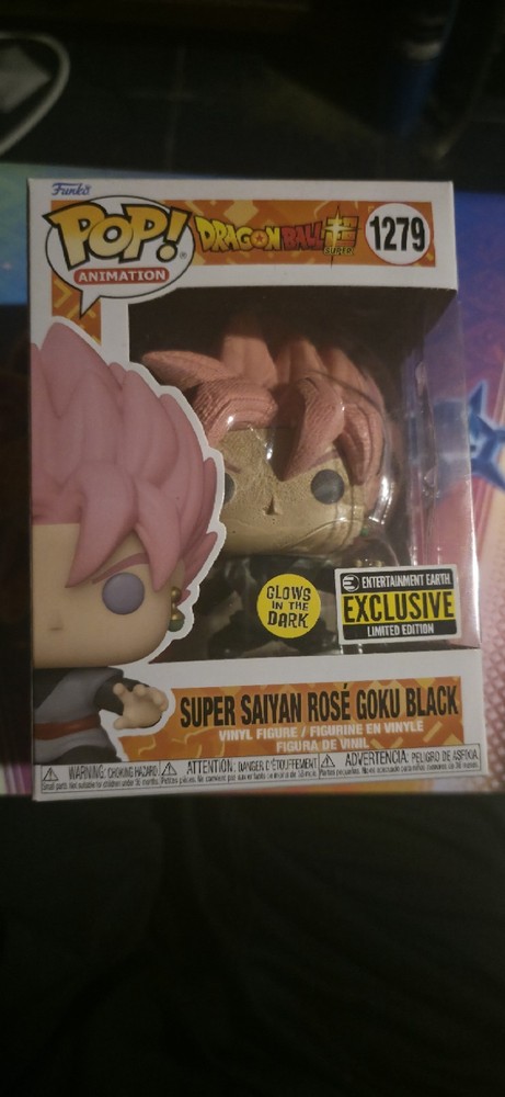 Funko Pop! Dragon Ball Super Saiyan Rose Goku Black GITD EE Exclusive #1279
